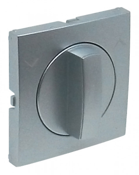 Efapel knop jalouzie (ventilator) schakelaar (0+1+2) aluminium