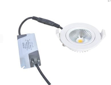 Inb.spot Rond Thin Wit 5w 2700k
