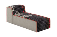 Chaiselongue Gan Rugs Bandas D Black