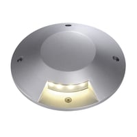 BIG LED PLOT ROUND cover,1 lichtbundel, zilvergrijs