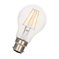 Calex LED Full Glass Filament GLS-lamp 220-240V 4W 390lm B22 A60, Clear 2700K CRI80 Dimmable, energy label A++