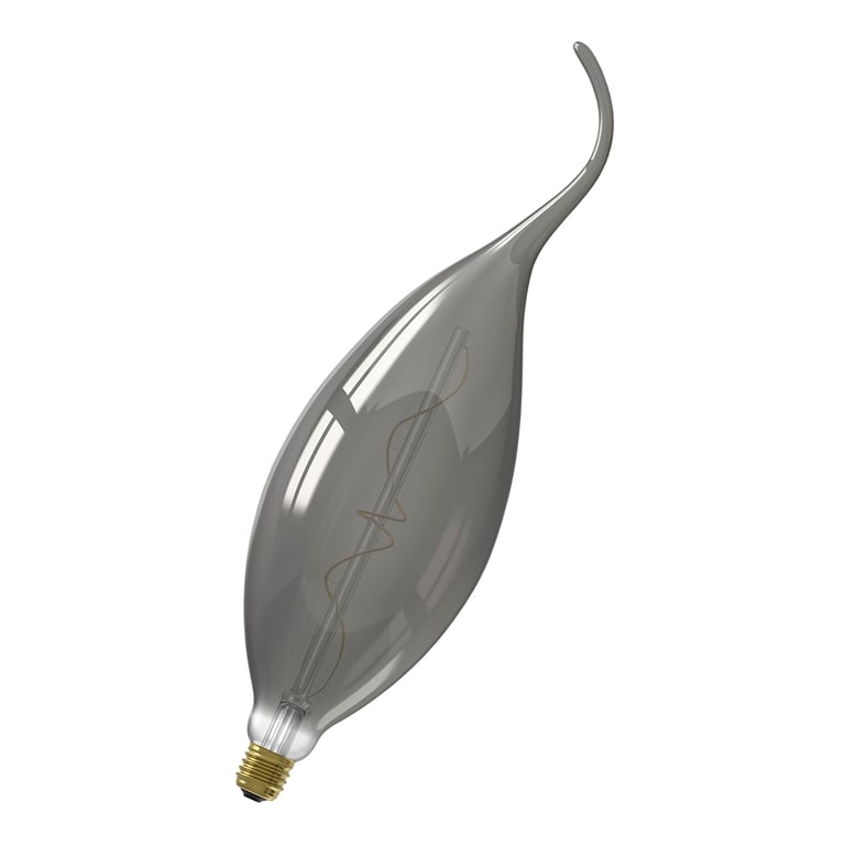 Calex Altea LED Lamp BXS125 220-240V 6W 90lm E27, Titanium 2100K dimmable, energy label B
