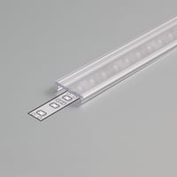 LUMIKO P-AFF-T-2M - Profiel afdekking F klik transparant, 2 meter