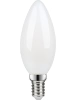 LED E14 Fila Candle C35x100 230V 250Lm 3W 827 AC Milky Frost
