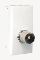 Module W/1 Iec Male/Type F Connector 1 Mod Wit