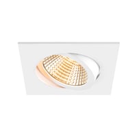 NEW TRIA® 95, plafondinbouwring, L: 11 B: 11 H: 2.6 cm, IP20, wit