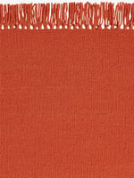 Kvadrat vloerkleed Kelim Coloured Fringes Rood Oranje C4040