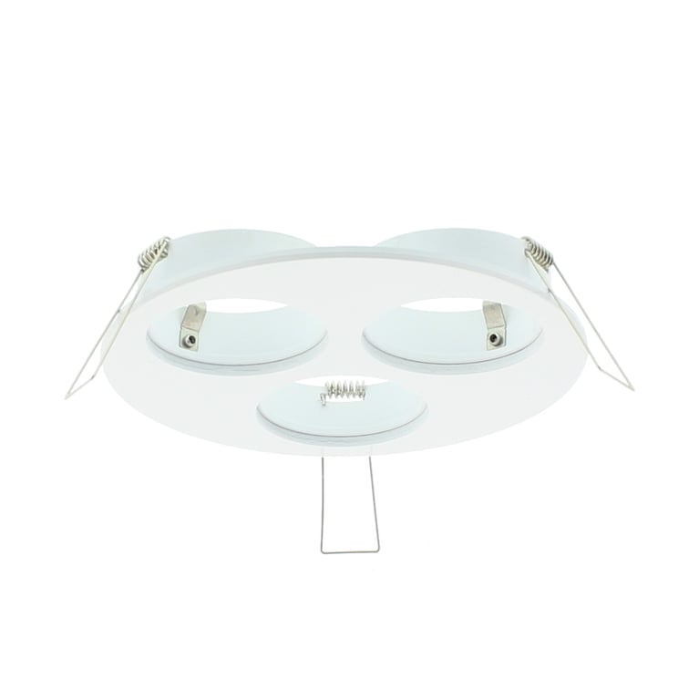 LUMIKO LED-IA-3VRD-W - Verona inbouwarmatuur, rond, 3voudig, 120mm, wi