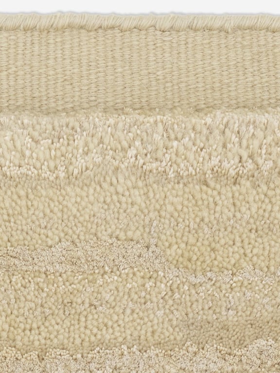 Kvadrat vloerkleed Cascade Creme Wit C0012