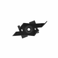 montagebeugel verlaagd plafond | zwart | voor 3-fase rails