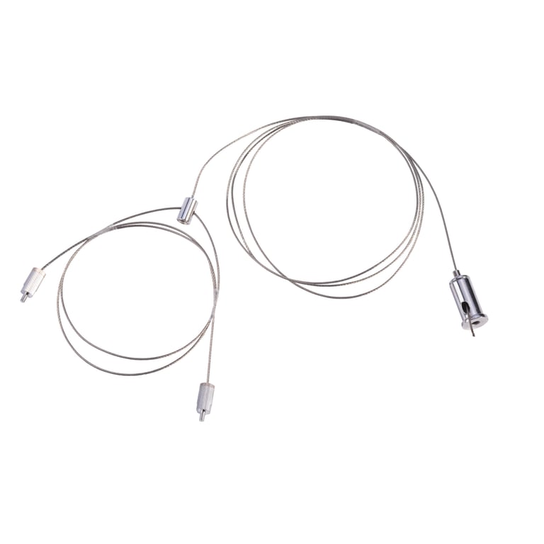Ophangset voor LED panel staal