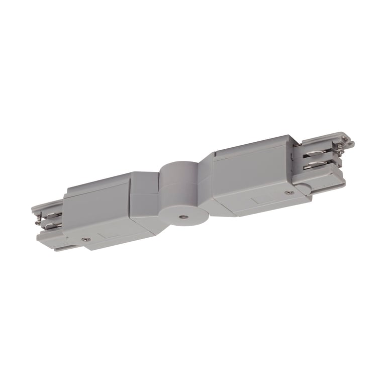 Flexverbinder voor S-TRACK 3F-rail zilvergrijs