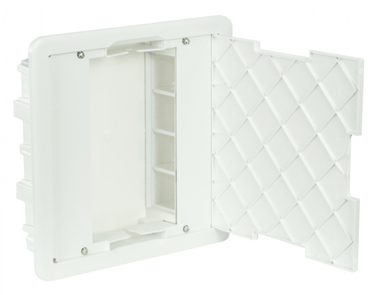 Efapel Werkstation Met Deur Inbouw 2x8 Modules Wit