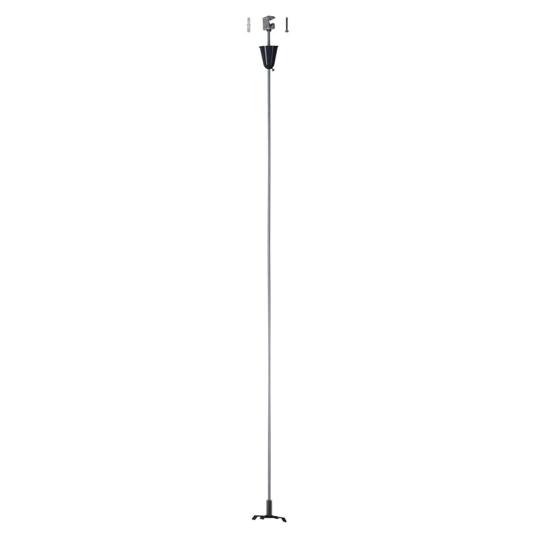Draadophangset stang S-TRACK 3F-rail zwart 100cm