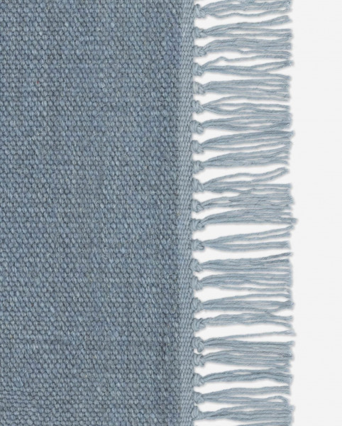 Kvadrat vloerkleed Vintage Plain Lichtblauw 0011