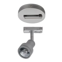 Plafondrozet voor 1-fase adapter zilvergrijs