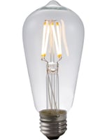 LED E27 Fila Rustika ST58x130 230V 320Lm 4W 925 AC Clear Dim