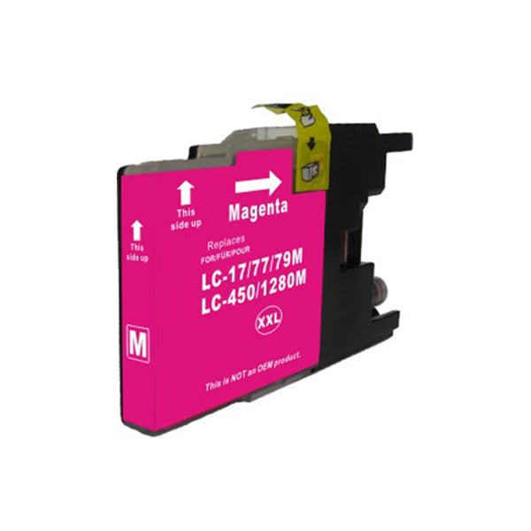 Brother LC-1280XL M inktcartridge magenta hoge capaciteit huismerk