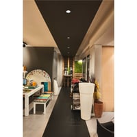 NEW TRIA® 95, plafondinbouwring, L: 11 B: 11 H: 2.6 cm, IP20, zwart