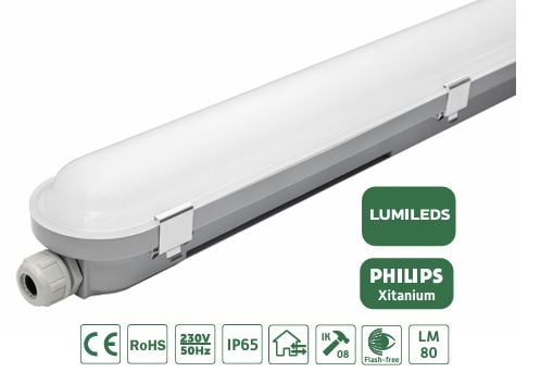 3CCT LED BATTEN 32/40/48/55W 3000/4000/6000K 4800-8250Lm   1520x85x80mm