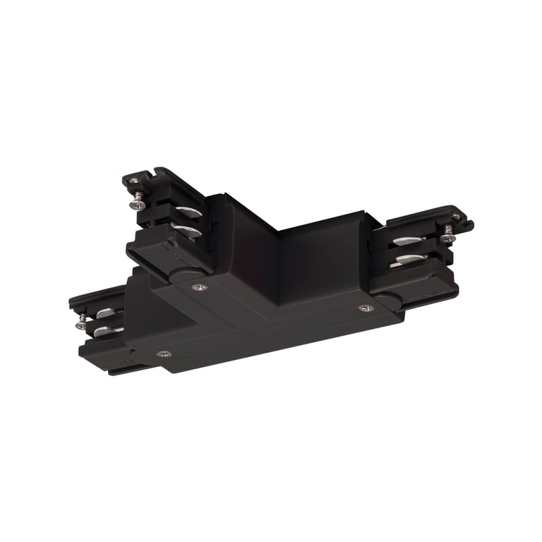 T-verbinder S-TRACK 3F-rail aarde R-versie zwart
