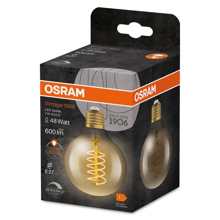Vintage 1906 LED DIM 48 7 W/2200 K E27