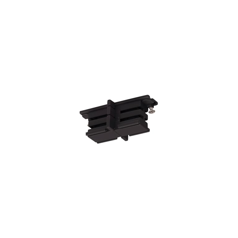 Mini-verbinder voor S-TRACK 3F-rail geïsol. zwart