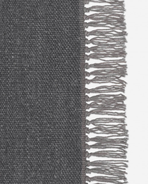 Kvadrat vloerkleed Vintage Plain Grijsblauw 0033