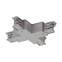 X-verbinder S-TRACK 3F-rail z.grijs