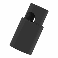 Calex aluminium cable holders black