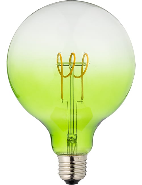 LED E27 Fila FleX TR Globe G125x180 230V 140Lm 4W AC Green D