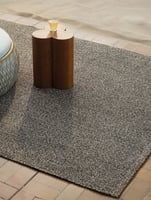Buitenkleed Kvadrat Miori Beige zwart 0171