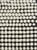 Kvadrat vloerkleed Semis Wit Zwart C0160