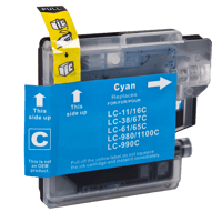 Brother LC-1100XL C inktcartridge cyaan hoge capaciteit huismerk