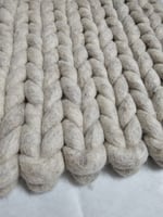 Wol geweven vloerkleed Lena Offwhite 01
