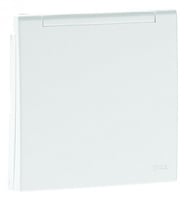Efapel cpl wcd kv met klapdeksel french type wit (ip44)