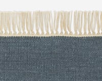 Kvadrat vloerkleed Vintage Plain Donkerblauw 0021