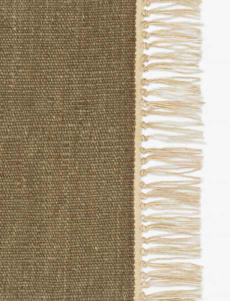 Kvadrat vloerkleed Vintage Plain Bruin 0007