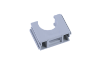 Polfix halogeenvrij 38mm licht grijs RAL7035