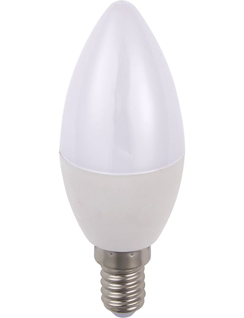 LED E14 Candle C35x105 230V 470Lm 5W 827 150° AC Opal Dim