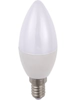 LED E14 Candle C35x105 230V 470Lm 5W 827 150° AC Opal Dim