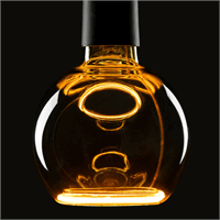 Segula  Floating design  Globe 125mm  Smokey  Dimbaar E27