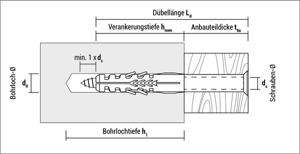 Kozijnplug nylon, met schroef 10-115 SSK