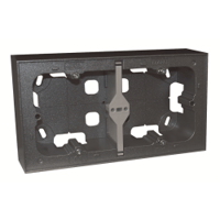 LOGUS 90 SERIES DOUBLE SURFACE MOUNT BOX GRAY