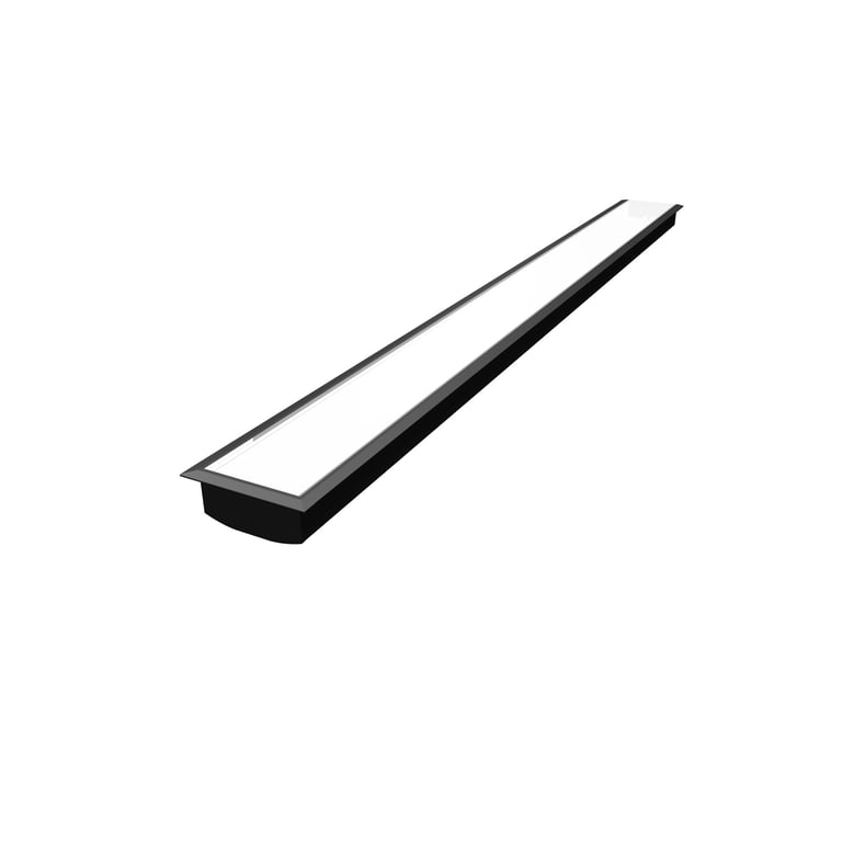 GRAZIA 60, profiel inbouw 1,5 m zwart