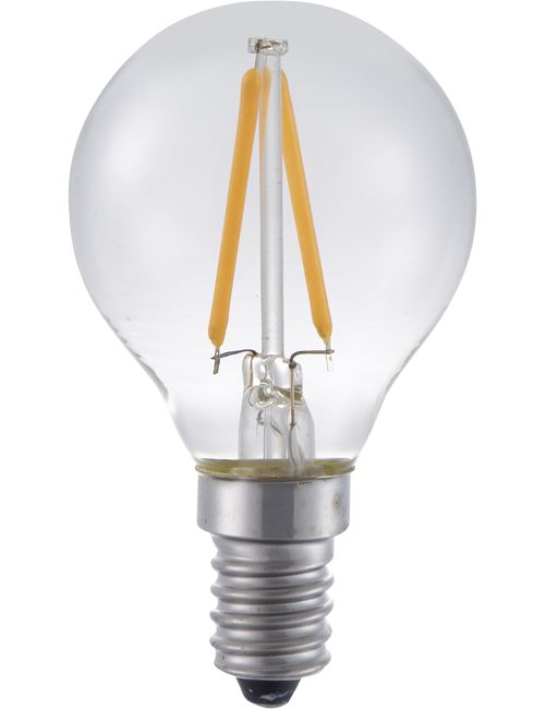 LED E14 Fila Ball G45x75 230V 120Lm 2W 925 AC Clear Dim