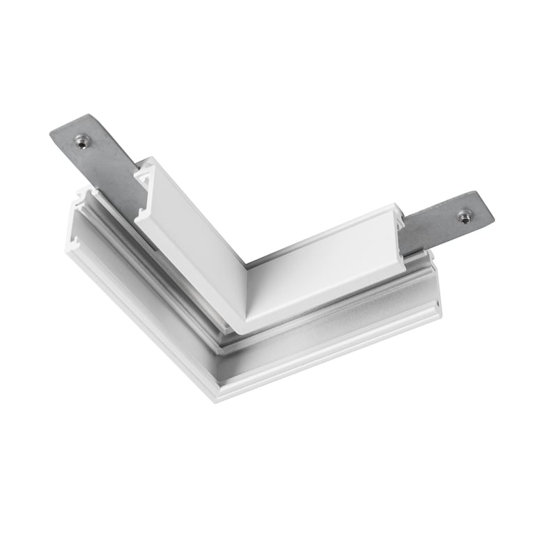 L-verbinder mechanisch, 48V TRACK, voor opbouwrail standaard, links, w