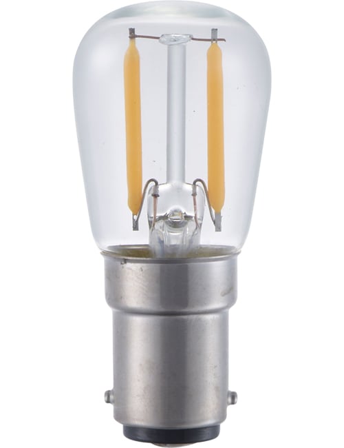 Masterlight - LED Ba15d Fila Pygmy P26x56 230V 140Lm 1.5W 925 AC Clear Non SLV024026502