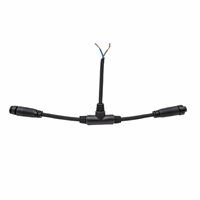 Voedings/DMX kabel | T-connector | 190-150