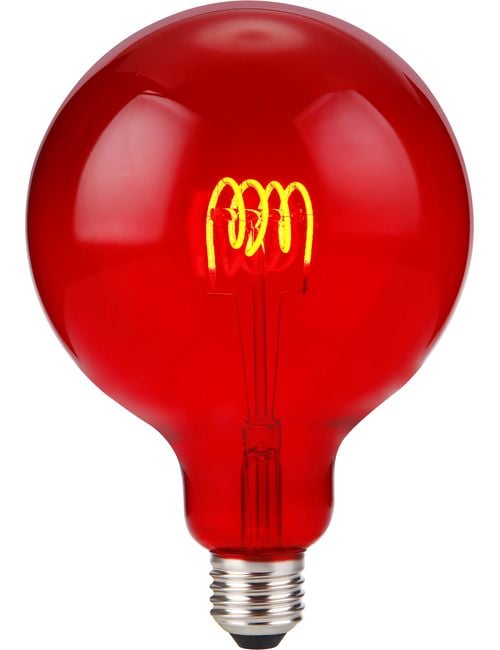 LED E27 Fila FleX TR Globe G125x180 230V 60Lm 4W AC Red Dim